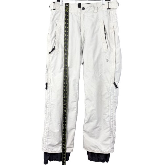 BURTON Universe Snowboard Ski Pants White Insulated Mesh Lined Men’s L - Picture 7 of 14
